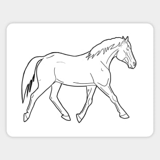 Trotting horse Magnet